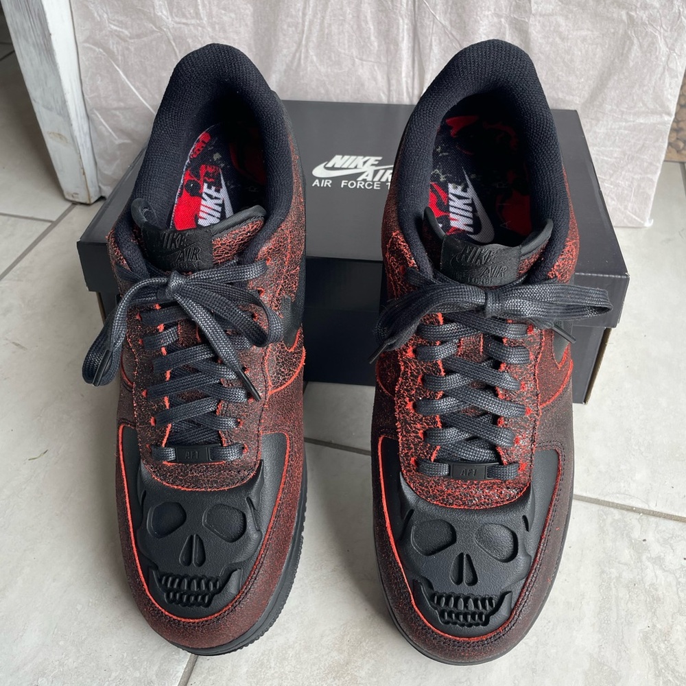 Nike Air Force 1 Retro HWN QS Black/Crimson Men’s size 12